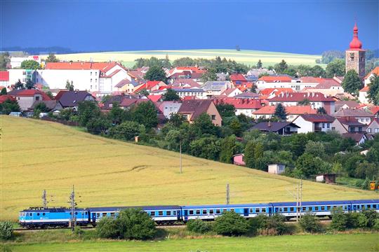 Rekonstrukce trati Přibyslav - Pohled 2024